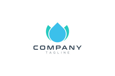 water drop logo vector template logo design