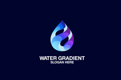 water drop vector template logo design