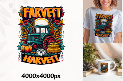 Farm Fresh Harvest Scene