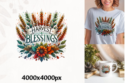 Harvest Blessings Clipart