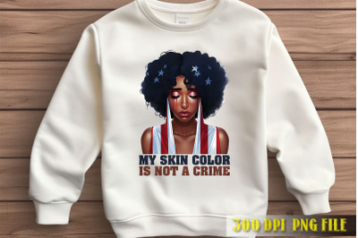 Skin Color Is Not Crime Art