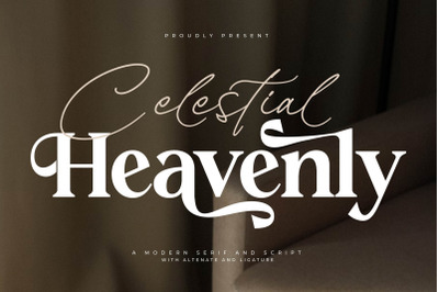Celestial Heavenly Font Duo