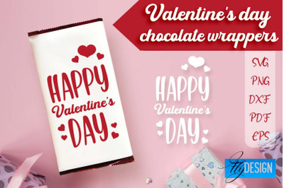 Valentine&#039;s Day Chocolate Wrappers SVG | Chocolate Wrappers Design