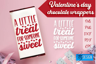 Valentine&#039;s Day Chocolate Wrappers SVG | Chocolate Wrappers Design