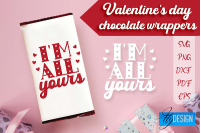 Valentine&amp;&23;039;s Day Chocolate Wrapers SVG | Chocolate Wrapers Design