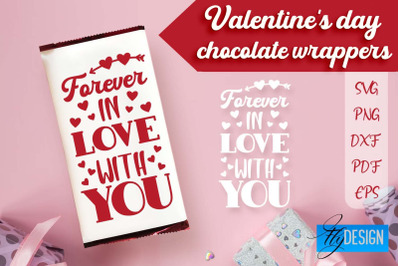 Valentine&#039;s Day Chocolate Wrappers SVG | Chocolate Wrappers Design