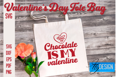 Valentine&#039;s Day Tote Bag | Quotes SVG Design | Valentine&#039;s Day Quotes