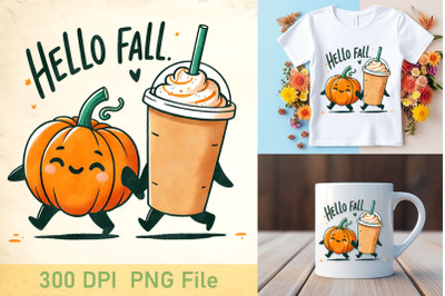 Hello Fall Pumpkin Charm