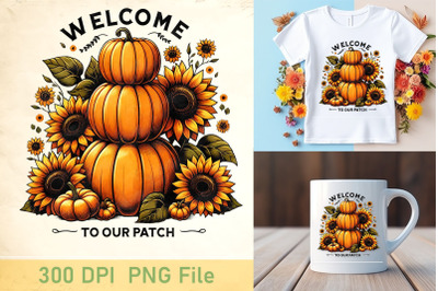Welcome To Our Patch Autumn Joy