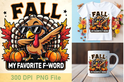 Fall My Favorite F-Word Art