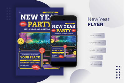 New Year Party - Flyer