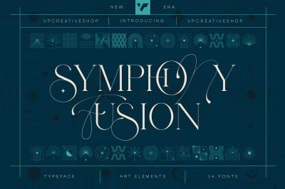 Symphony Fusion Creative Typeface