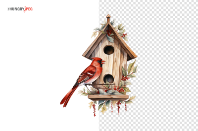 Christmas Bird House