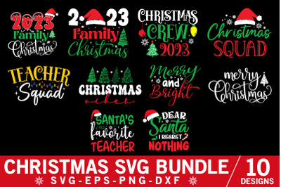 Christmas SVG Bundle, Christmas 2023 Shirt, Christmas Cut FIle