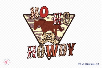 Ho Ho Howdy - Western Christmas PNG