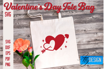 Valentine&#039;s Day Tote Bag | Quotes SVG Design | Valentine&#039;s Day Quotes