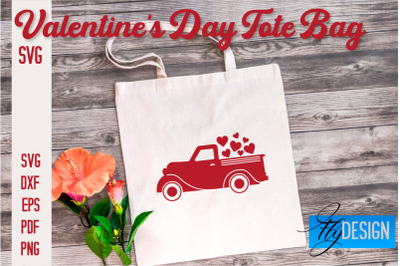 Valentine&#039;s Day Tote Bag | Quotes SVG Design | Valentine&#039;s Day Quotes