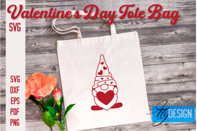 Valentine&#039;s Day Tote Bag | Quotes SVG Design | Valentine&#039;s Day Quotes