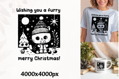 Wishing Furry Merry Christmas