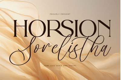 Horsion Sorelistha Font Duo