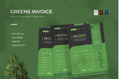 Greens - Invoice