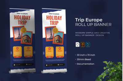 Trip Europe - Roll Up Banner