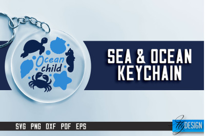 Sea &amp; Ocean Keychain SVG | Summer SVG Quotes | SVG File