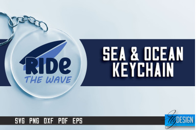 Sea &amp; Ocean Keychain SVG | Summer SVG Quotes | SVG File