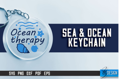 Sea &amp; Ocean Keychain SVG | Summer SVG Quotes | SVG File