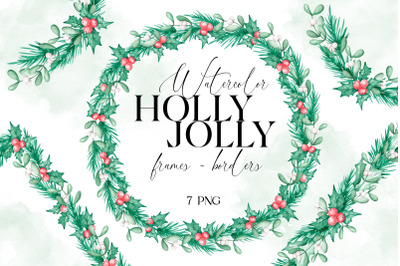 Holly Jilly Christmas frames