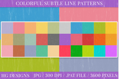 Colorful Subtle Lines Seamless Patterns