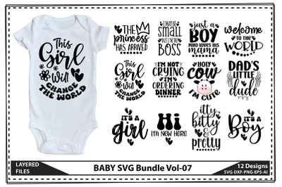 BABY SVG Bundle Vol-07