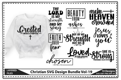 Christian SVG Design Bundle Vol-19