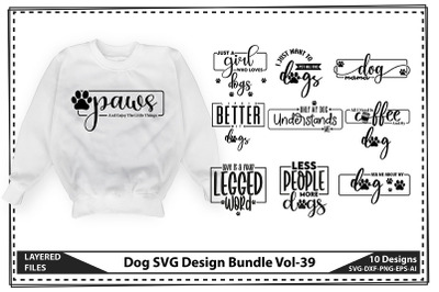 Dog SVG Design Bundle Vol-39