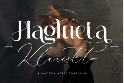 Haglueta Klaristto Font Duo