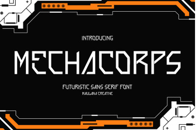 Mecha Corps Futuristic Sans Serif Font
