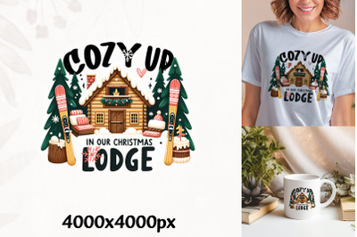 Cozy Lodge Christmas Welcome