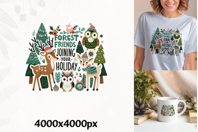 Forest Friends Holiday Cheer