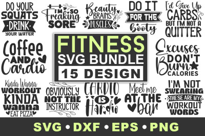 Fitness SVG Bundle