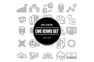 Big Data Icon Set