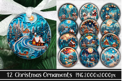 Christmas Ornament Sublimation Bundle