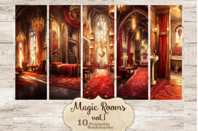 Magic Common Rooms Bookmarks | Printable Bookmarks