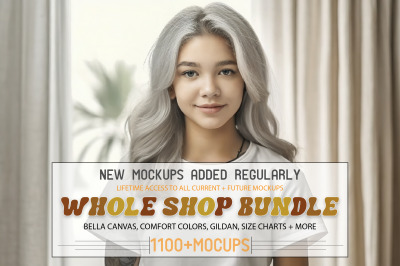 Whole Shop Mockup Bundle/1100 Mockups