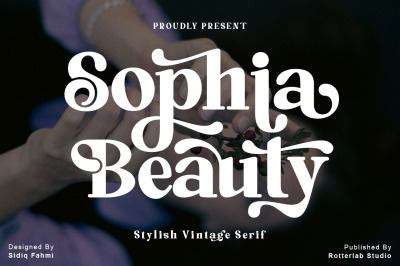 Sophia Beauty - A Modern Serif Font