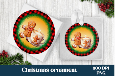 Christmas gingerbread man ornament bundle sublimation
