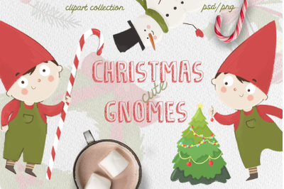 Christmas gnomes set