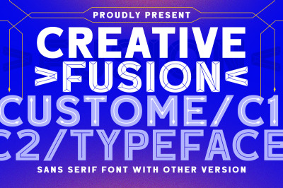 Creative Fusion - Custome Typeface