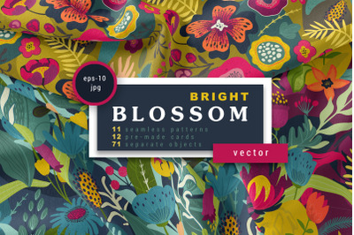 Bright Blossom Vector Collection