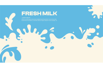 Milk splash background. Pouring liquid dairy products, smooth flow of