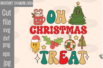 Oh Christmas Treat SVG cut file,hristmas Tis The Season Christmas Tree